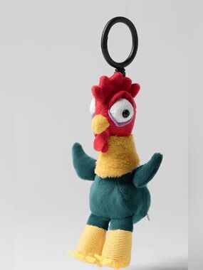 New SCENTSY HEI HEI buddy clip Parrot Bird Toy with Clip - Teal, Red & Yellow